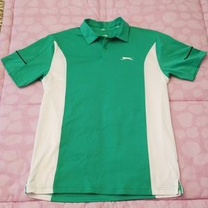 NWOT Slazenger Green Blarney Polo Golf Shirt